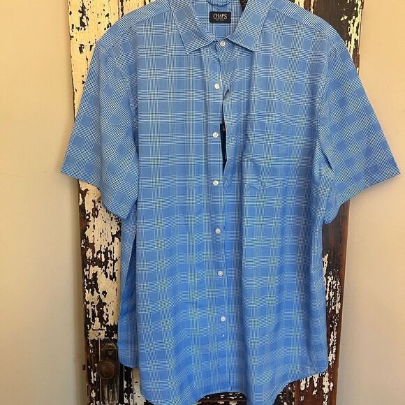 Men’s NWT Ralph Lauren Chaps Azure XLT wrinkle resistant lightweight shirt. - Picture 2 of 11